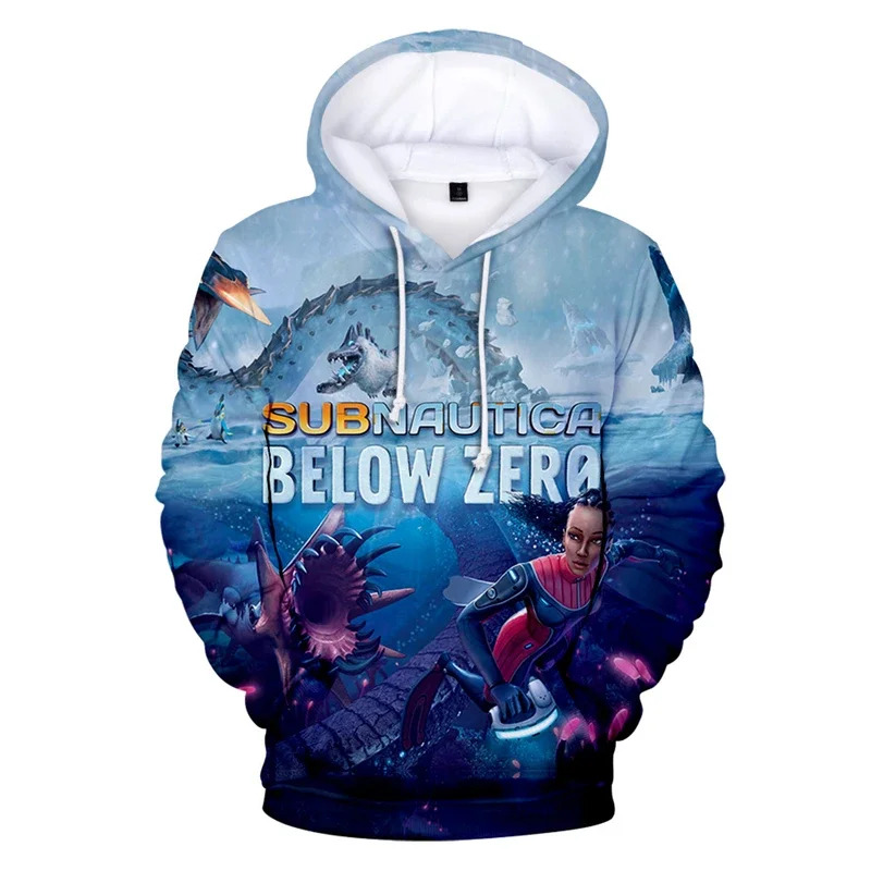 Women'S Fashion Hoodie - Subnautica أدناه الصفر 3D أغطية رأس