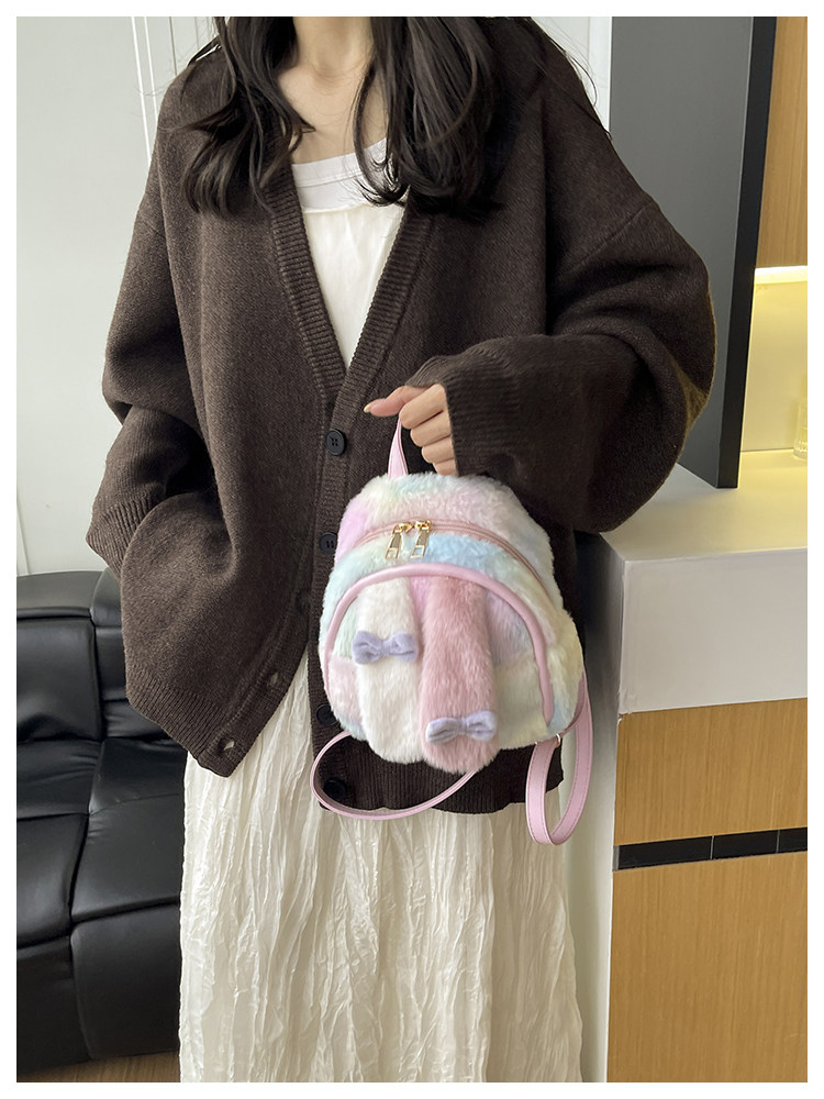 Women Fashion Japan - حقيبة ظهر نسائية أنيقة بتصميم أذن