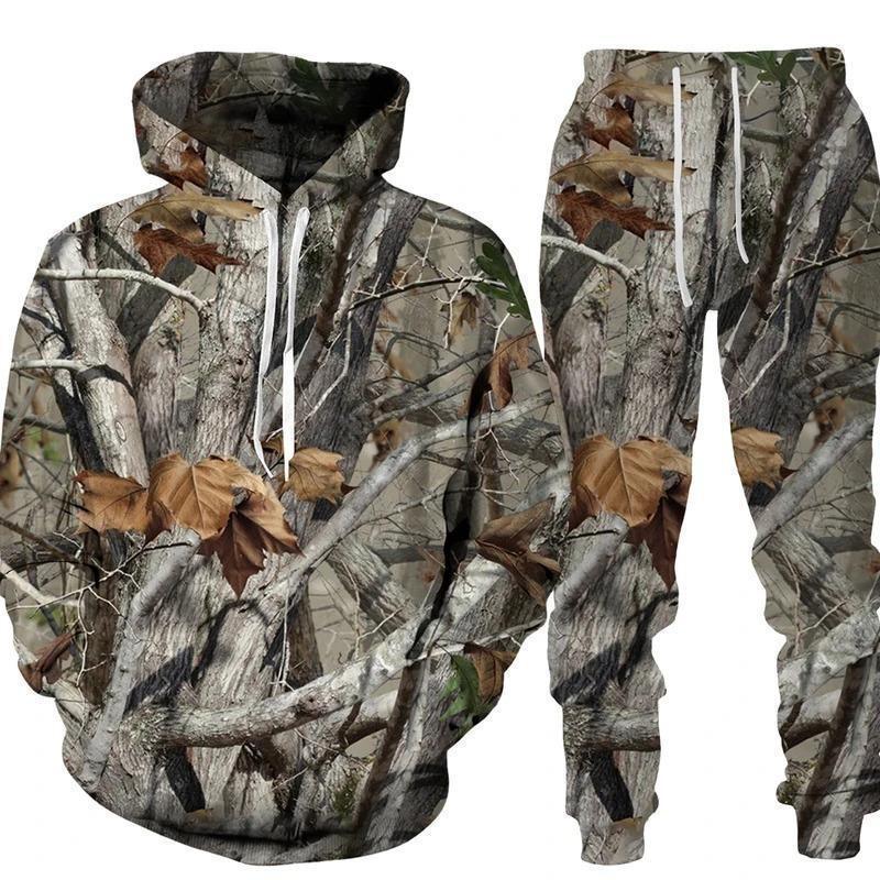 Women'S Fashion Hoodie - هوديز ثلاثية الأبعاد بتصميم أوراق الشجر