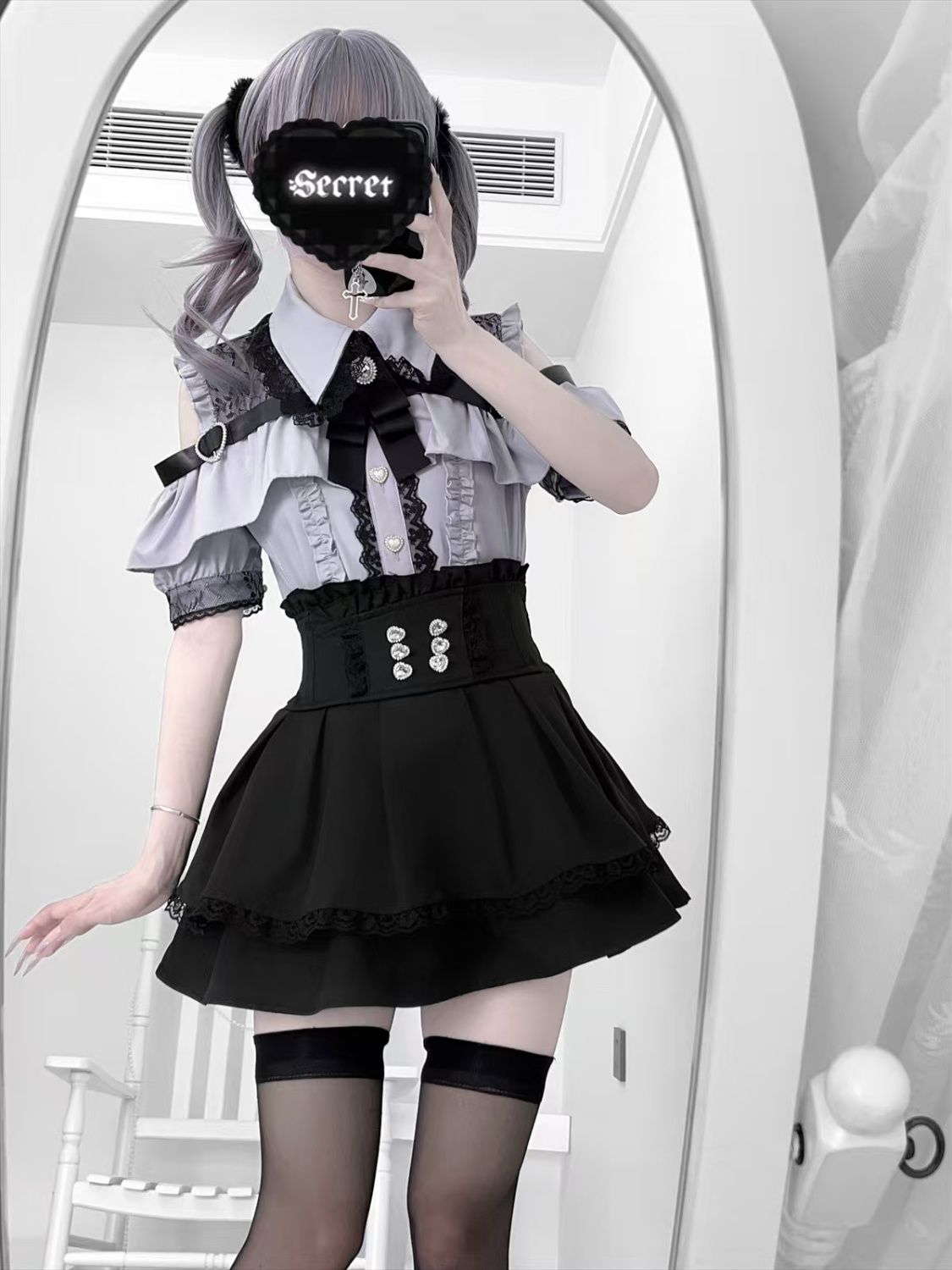 Women'S Fashion Kilt - مجموعة أزياء نسائية أنيقة بتصميم جامعي: