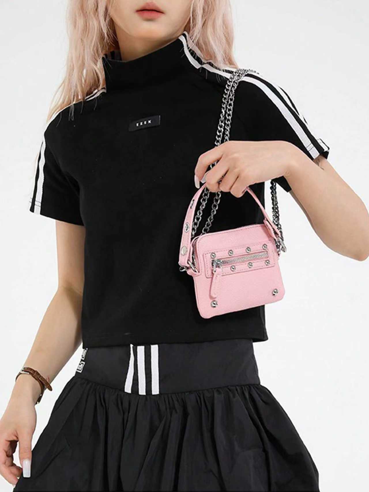 Coin Purse Women - حقيبة نسائية مربعة صغيرة بسلسلة متخصصة