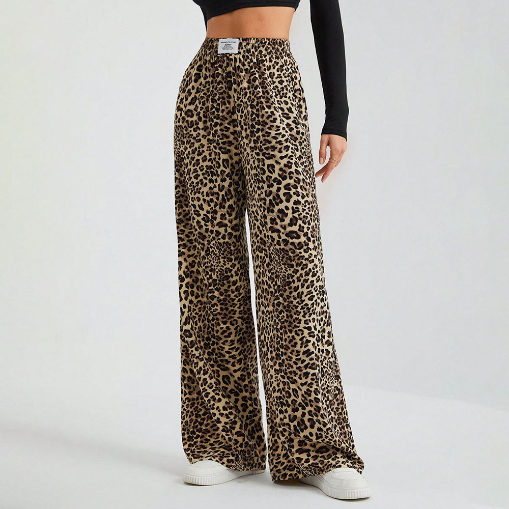 Women'S Fashion E Commerce - العصرية الكلاسيكية ليوبارد طباعة فضفاضة تناسب
