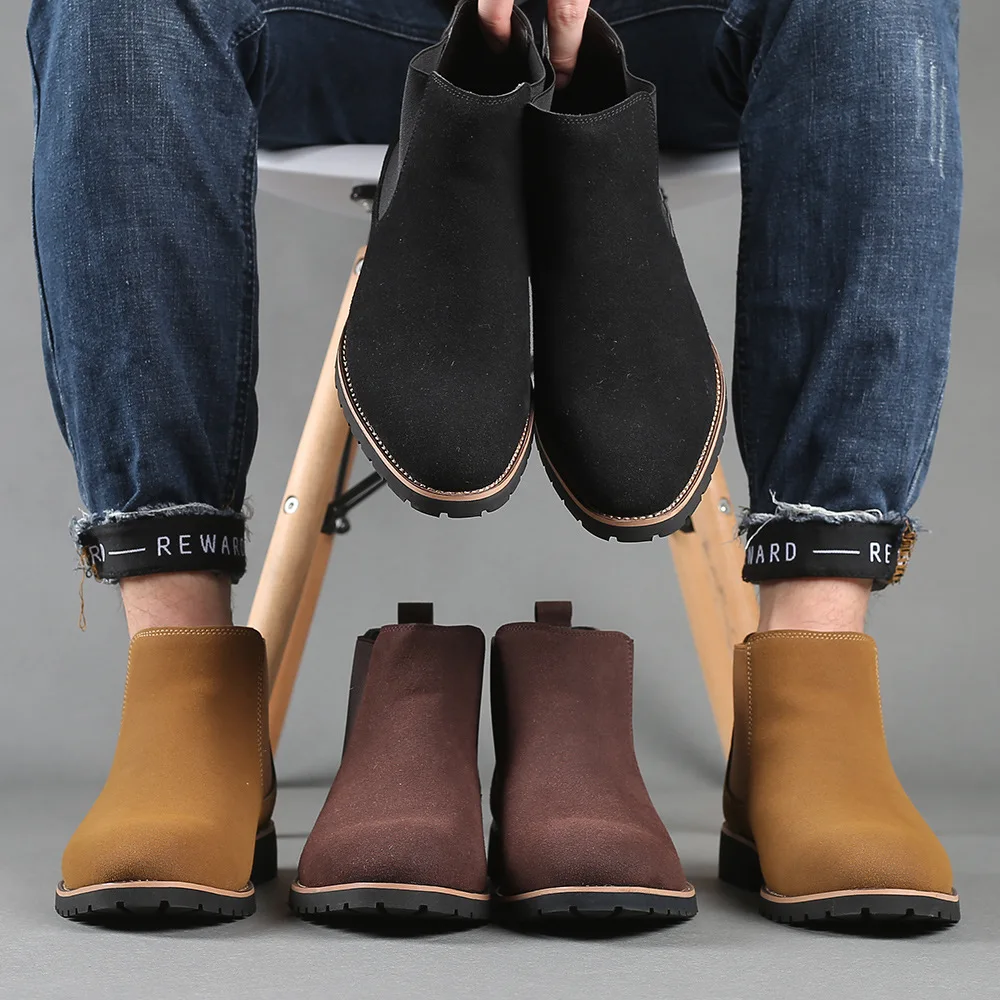 Women'S Fashion Business Casual - الرجال حذاء من الجلد النمط البريطاني