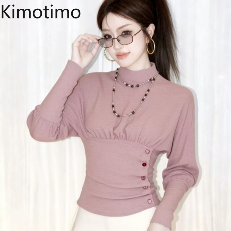 Women'S Y2K Fashion Aesthetic - قميص كيموتي مو فاشن بأكمام طويلة