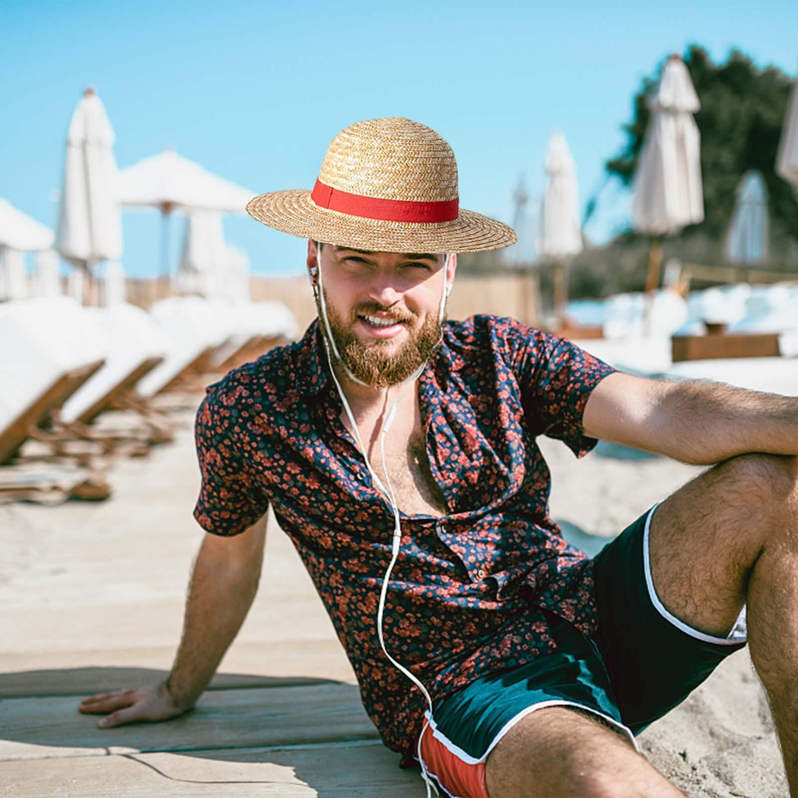 قبعة قش طبيعية لشخصية لوفي من  - مراجعة Straw Hat Summer وسعره