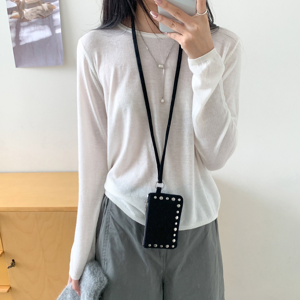 جديد رصع حقيبة كتف حامل بطاقة  - مراجعة Coin Purse Women وسعره