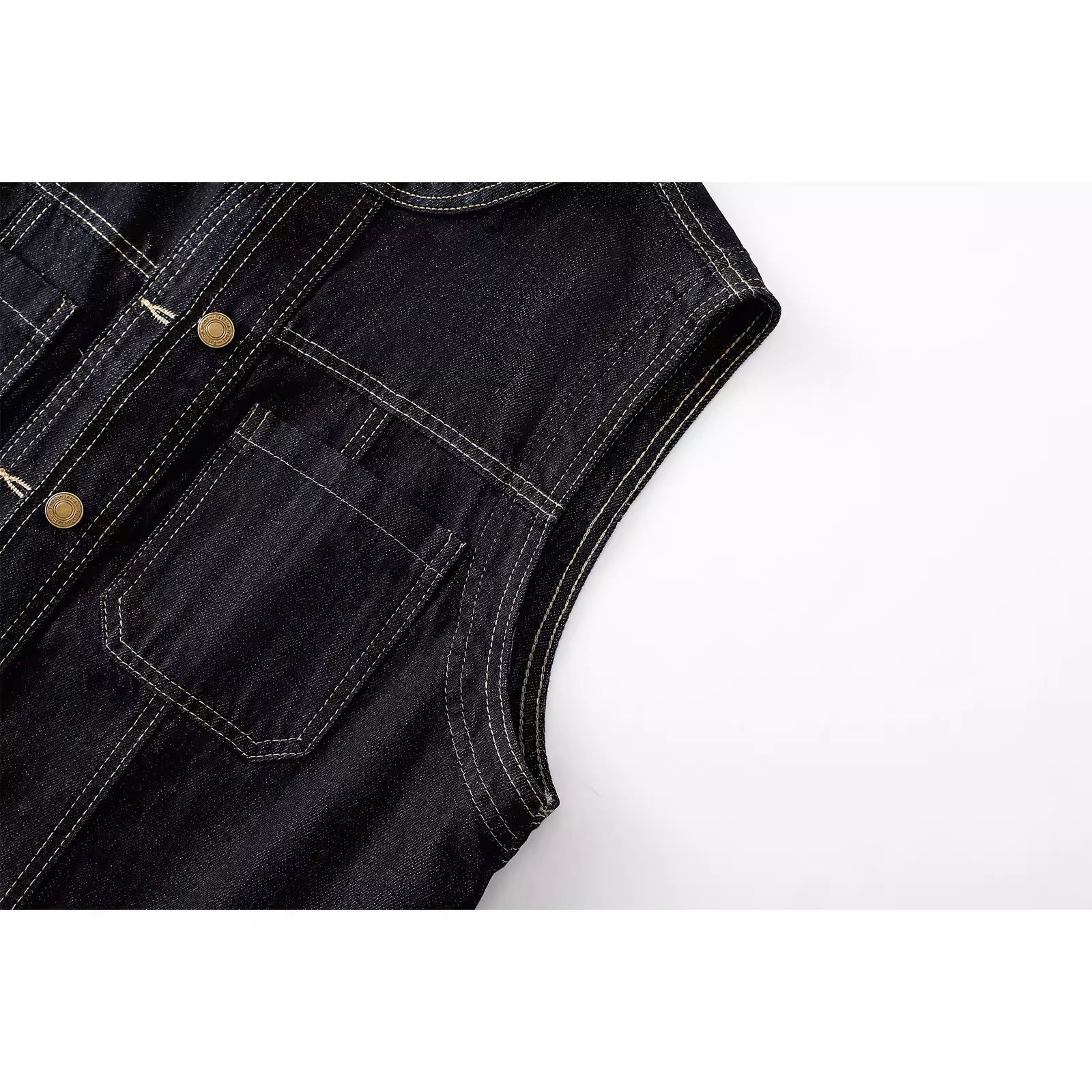 سترة جينز نسائية بدون أكمام بر - مراجعة Women Fashion Jeans Top وسعره
