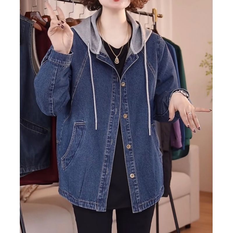 جاكيت دينيم أوروبي عالي الجودة - مراجعة Women Fashion Jeans Top وسعره