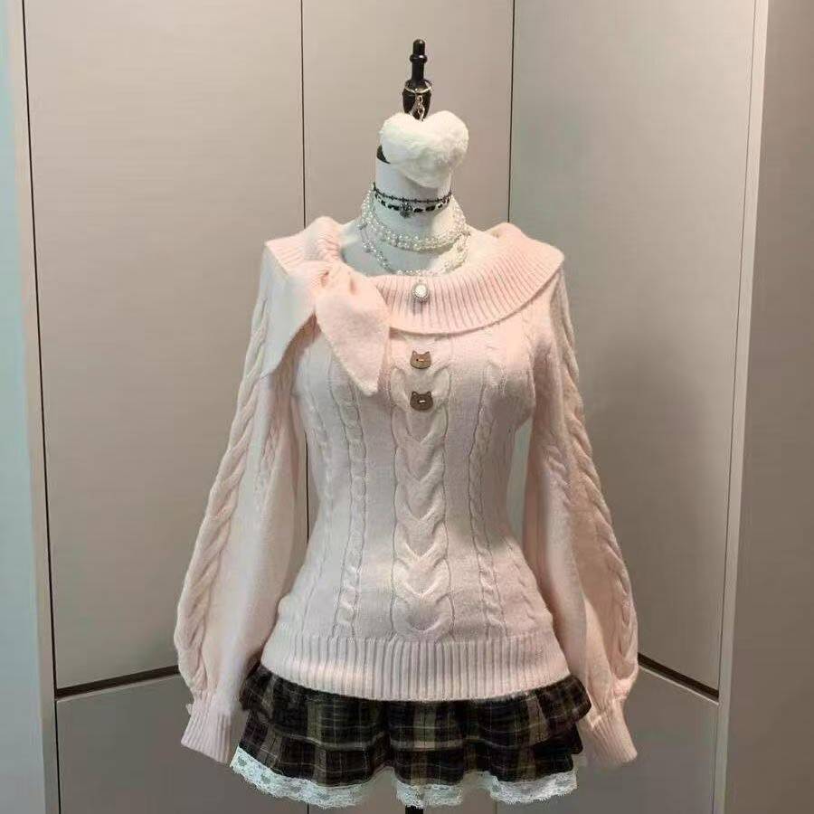 طقم من قطعتين بأسلوب كاوايي ال - مراجعة Women'S Fashion Kilt وسعره