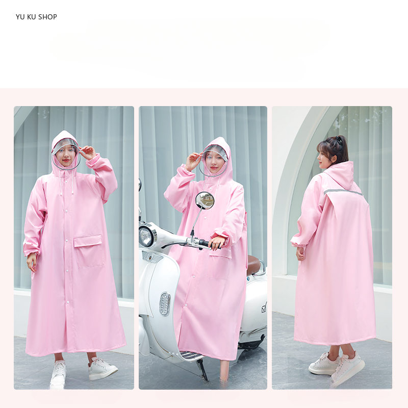 موضة تنفس معطف المطر الطويل ال - مراجعة Women'S Fashion Rain Jacket وسعره
