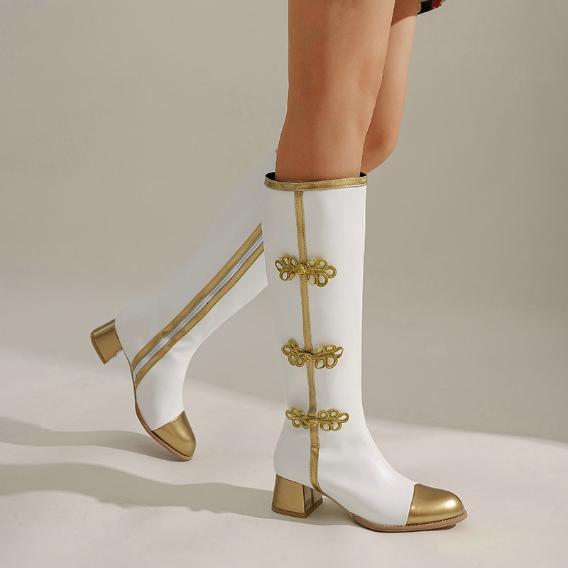 كبيرة الحجم موضة حذاء برقبة لل - مراجعة Women'S Fashion Knee High Boots وسعره