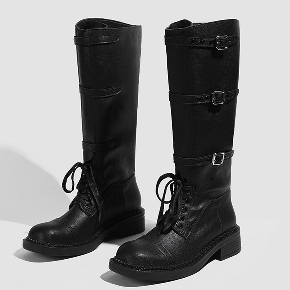 المرأة حذاء برقبة للركبة خمر ح - مراجعة Women'S Fashion Knee High Boots وسعره