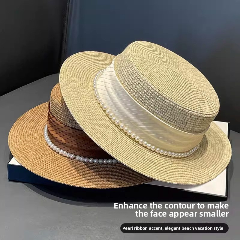 2025 نمط جديد قبعة الرجعية شقة - مراجعة Straw Hat Summer وسعره