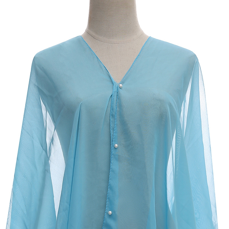 المرأة شال الحماية من الشمس لر - مراجعة Wrap Blouse Chiffon وسعره