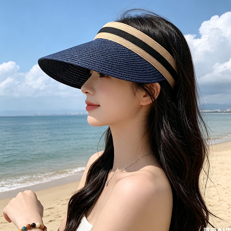 قبعات قش نسائية صيفية متعددة ا - مراجعة Straw Hat Summer وسعره