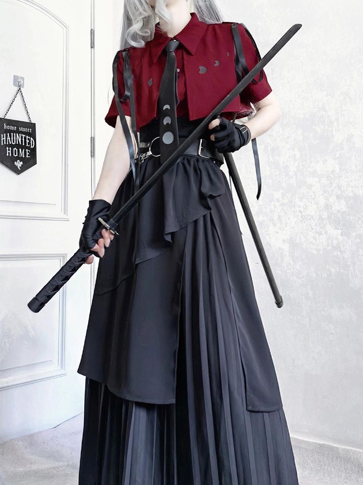 2025 جديد القوطية خمر أنيقة 3  - مراجعة Women'S Fashion Kilt وسعره