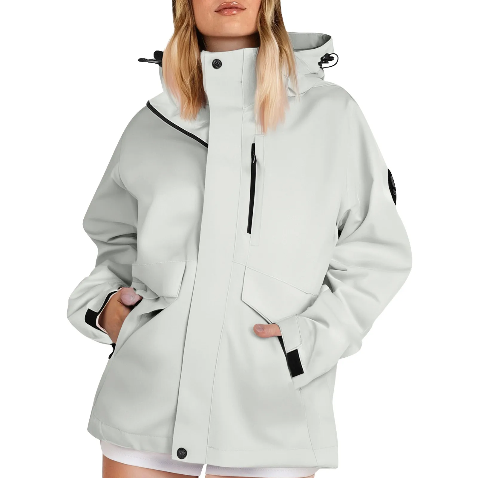 سترات خريفية نسائية خفيفة الوز - مراجعة Women'S Fashion Rain Jacket وسعره
