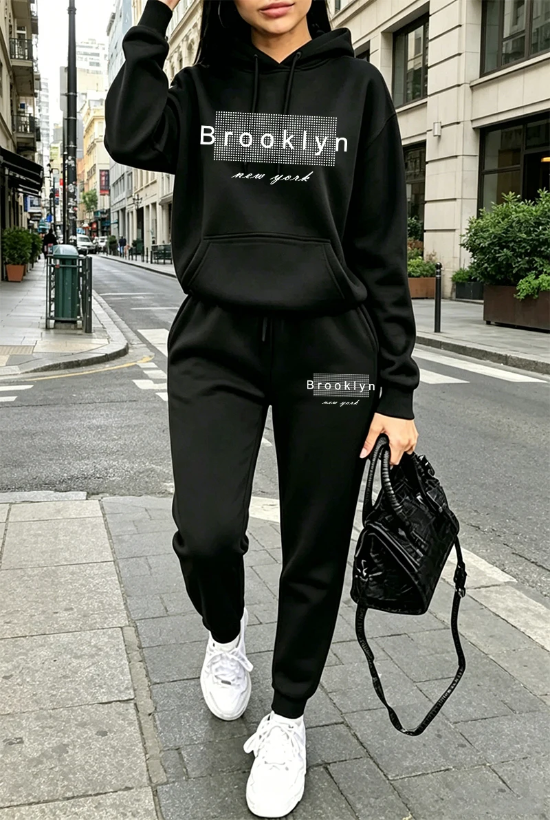بدلة رياضية نسائية مطبوعة، هود - مراجعة Women'S Fashion Hoodie وسعره