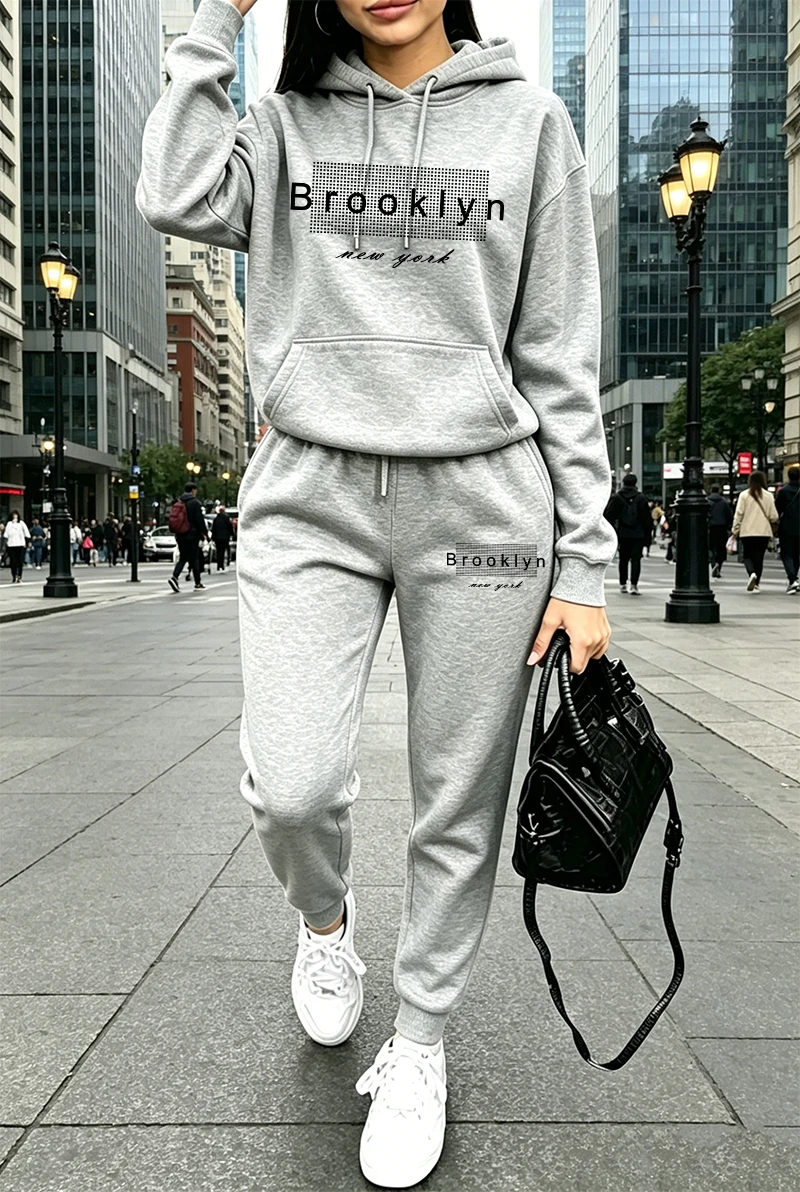بدلة رياضية نسائية مطبوعة، هود - مراجعة Women'S Fashion Hoodie وسعره