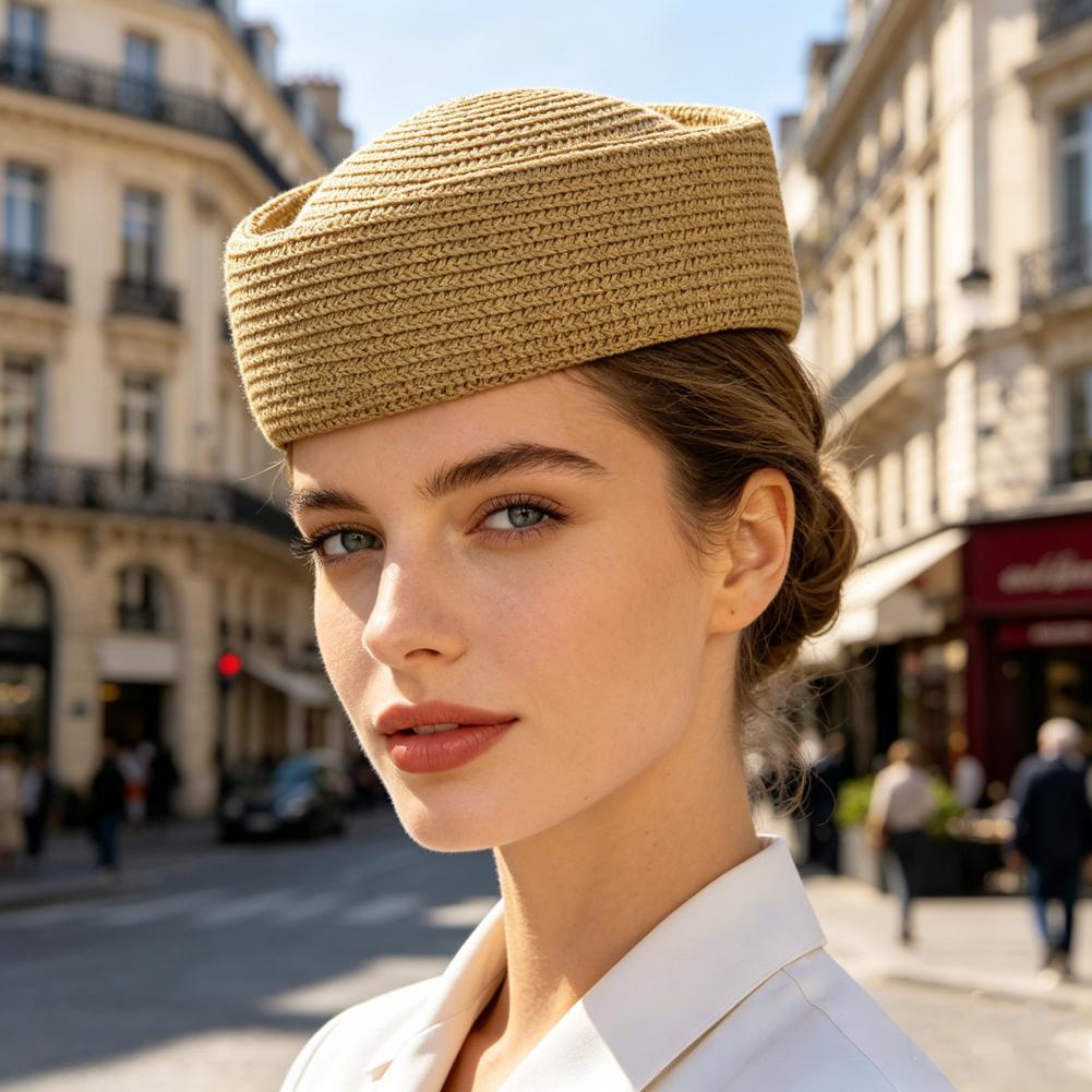 قبعة بيريه بمقاس واحد يناسب مع - مراجعة Straw Hat Summer وسعره