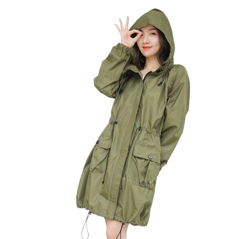 معطف واقٍ من المطر خفيف الوزن  - مراجعة Women'S Fashion Rain Jacket وسعره