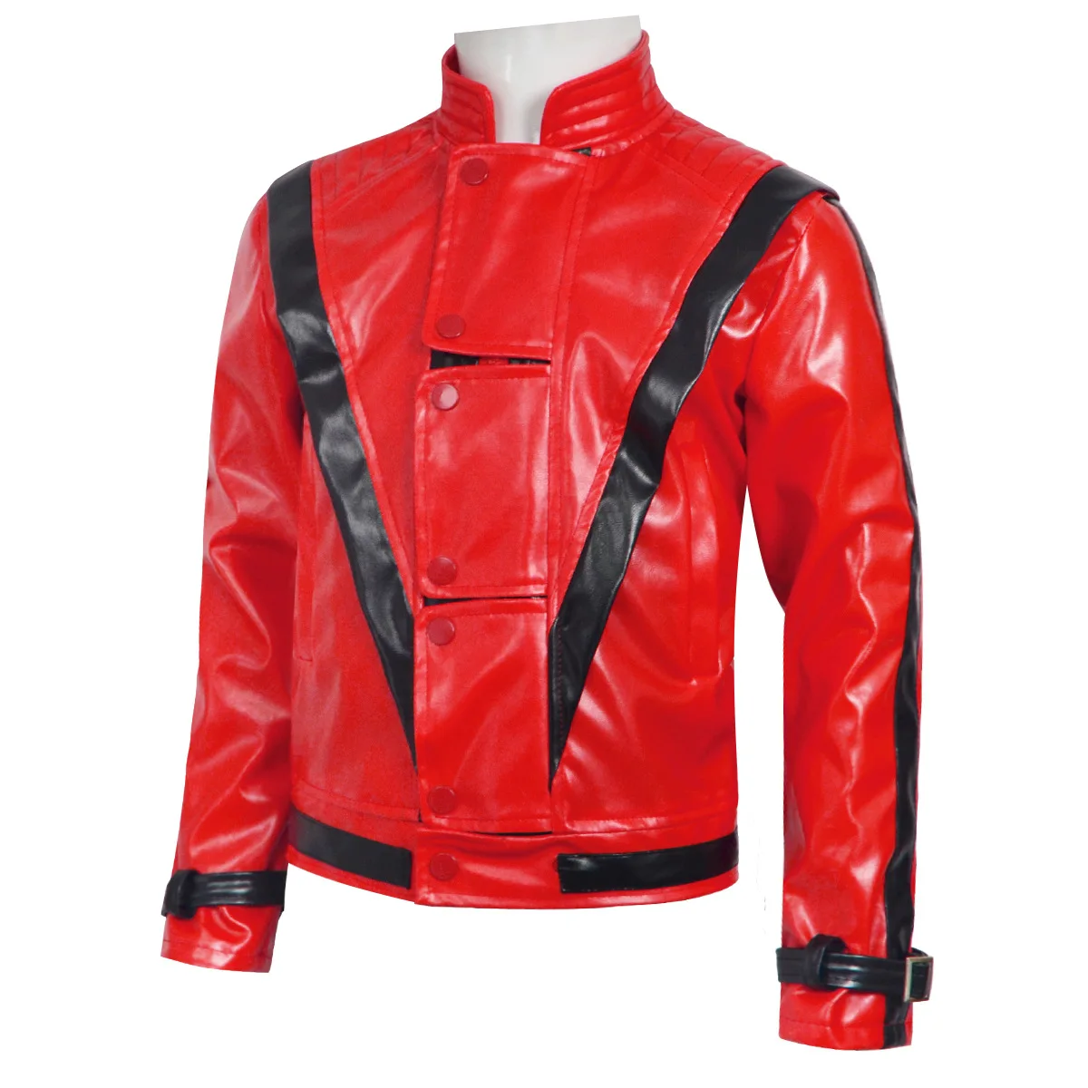 جاكيت جلد أحمر مخيف من مايكل ج - مراجعة Women Fashion Jackets وسعره