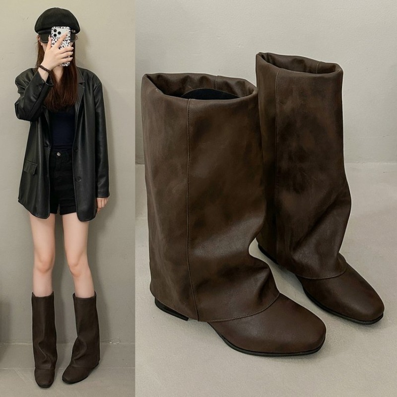 أحذية نسائية عصرية جديدة لعام  - مراجعة Women'S Fashion Knee High Boots وسعره