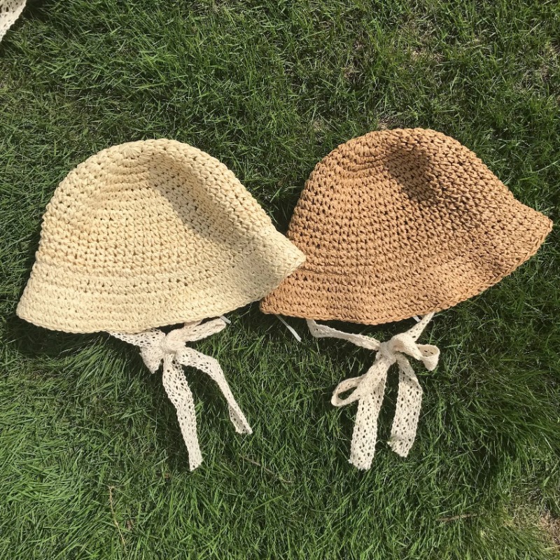 قبعات قش صيفية كورية للأطفال ا - مراجعة Straw Hat Summer وسعره