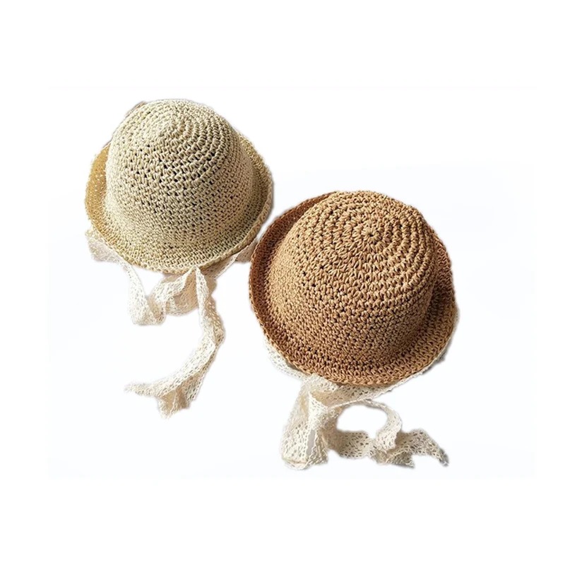 قبعات قش صيفية كورية للأطفال ا - مراجعة Straw Hat Summer وسعره