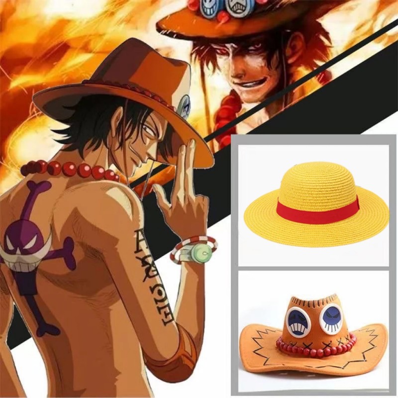 قبعة لوفي الكرتونية للرجال وال - مراجعة Straw Hat Summer وسعره