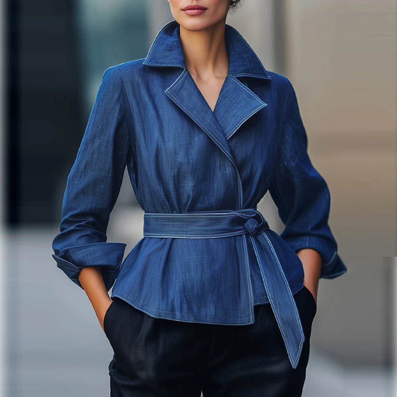 جاكيت جينز نسائي أنيق لخريف ور - مراجعة Women Fashion Jackets وسعره