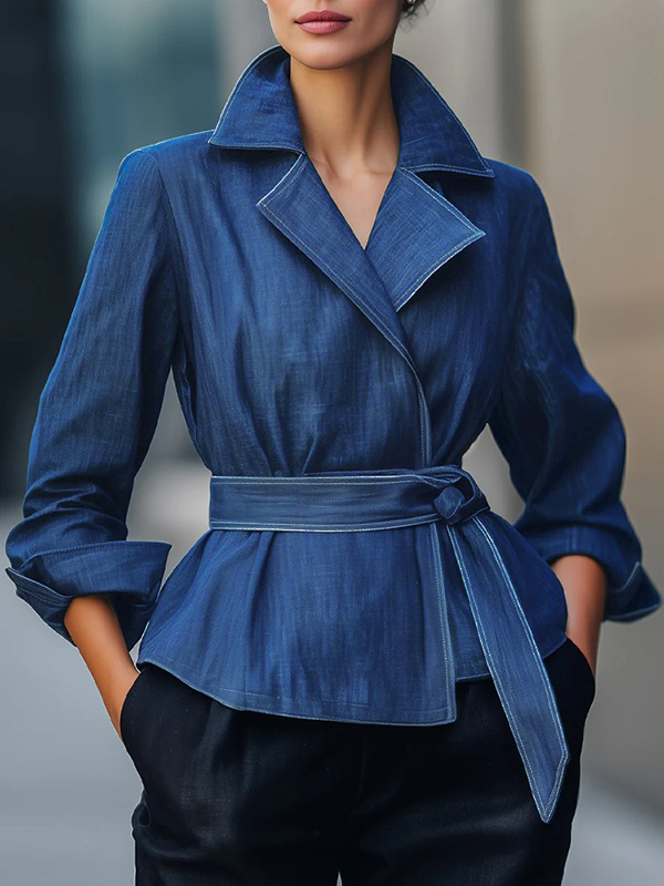 جاكيت جينز نسائي أنيق لخريف ور - مراجعة Women Fashion Jackets وسعره